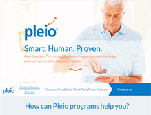 Tablet Screenshot of mail.pleio.com